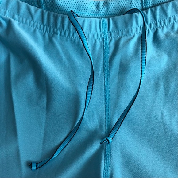 Nike Short Womens Sz Small Light Blue Exercise Sports Dri Fit Gym Athletic Pants - Picture 8 of 10